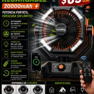 Ventiladores recargables ColdSky 20000MHA 🌬 - Img 56739478