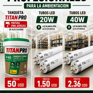 Tubos led (alumbra mas), pintura vinil blanca - Img 56011143