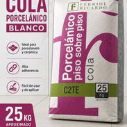 Cemento cola blanco - Img 56548284