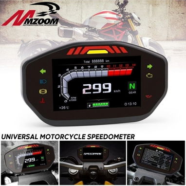 🏍️📟 Velocímetro Digital LCD Universal para Moto de Gasolina ⚡🌐 - Img 125951232