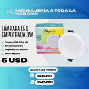 🛋️ LÁMPARAS LED EMPOTRADAS  🔴 3 W💲6 USD  🔴 6 W💲8 USD - Img 54259935