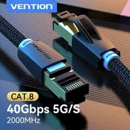 🌐 Cable Ethernet Cat 8 Alta Velocidad – 40 Gbps | Blindado S/FTP - Img 53049374