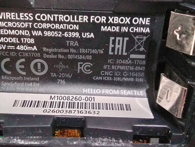 Mandos inalambricos de Xbox One con auricular + mic, 4x gomitas protectoras - Img 58012311