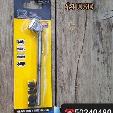 ‼️MEDIDOR DE AIRE 120 PSI PRECIO 4️⃣ USD ‼️ http://wa.me/50240480 Mantén la presión correcta en tus neumáticos para u - Img 126365378