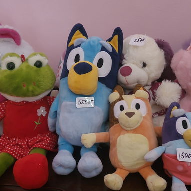 Peluches de Bluey y otros - 5/10