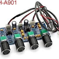 Preamplificador de Audio XH-A901 – Control de Volumen y Tonos (Graves, Medios y Agudos) - Img 112985950