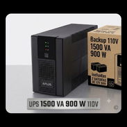 POR TIEMPO LIMITADO BACKUP UPS 110V, 1500 VA 900W NUEVO EN SU CAJA MÁS 2 BATERÍAS INCLUIDAS DE 12V 9AH - Img 56906099