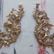 Se venden 2 pie de amigo de bronce y 1 farola de hierro - Img 57073377