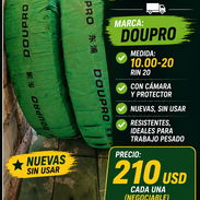 Gomas de Camión 10.00-20 Nuevas con Cámara y Protector - Img 55552555