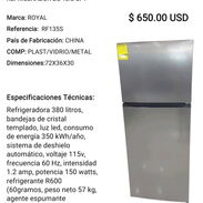 Refrigerador de 13.5 pies Royal - Img 45574522