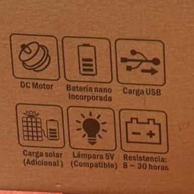 Ventiladores de Pedestal Recargable Sanumo LED tubo Modo de control Mando a distancia, 6 velocidades. Duración de la bat - Img 122060820