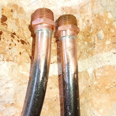Tuberías de cobre, trabajo en cobre, soldadura de cobre, piezas de cobre. - Img 125397293