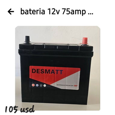 Baterías de carros 45 amp 75amp 110amp 60 amp 180 amperes - Img 107147530