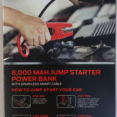 Arrancador de carro de 8000mah , hasta 10 arranques, tambien tiene 2 puerto carga celular y linterna nuevo en caja-50usd - Img 109611671