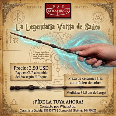 ✨ ¡MAGIA PURA Y ARTESANAL EN CUBA!🏺PARA LOS FANS DE ¿Buscas el regalo perfecto y original para un verdadero potterhead? - 2/5