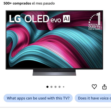 LG OLED evo AI C5 de 48” (modelo OLED48C5) Smart TV 2025 - Img 123335817