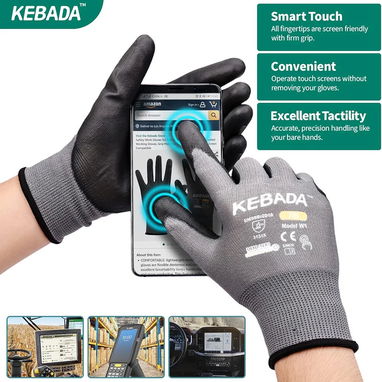 Guantes de Trabajo Multiusos KEBADA (Modelo W1) – Máxima Precisión y Confort - 2/3