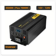 Inversor VEVOR 3500W 7000W Pico Onda Pura 12V a 120V Con Control Remoto Pantalla LCD USB GFCI Para RV Solar Negro - Img 56814871