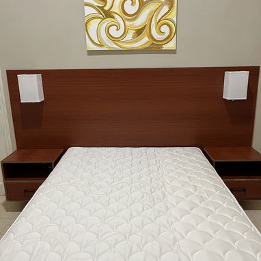 Cama matrimonial minimalista. Estilo hotelero y moderno para tu habitacion - 2/2