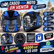 CASCO CERTIFICADO PARA MOTO 1STORM ¡Deportivo. Talla M - Img 58311699