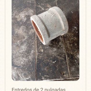 Piezas para plomería, galvanizadas medidas atipicas. - 2/8
