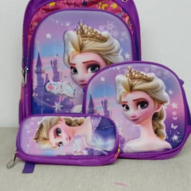 Mochilas con merendero y cartuchera para niñas y niños - Img 123282577