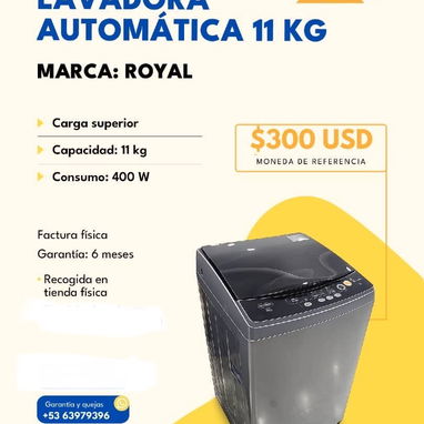 Lavadora Royal - Img 121557741