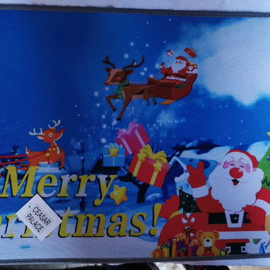💜Alfombra decorativas de navidad Medida:60cm x 40cm Precio:7usd - 3/9