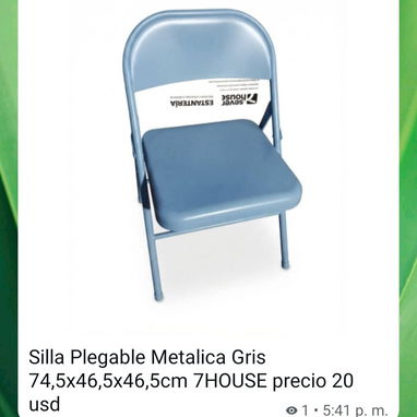 Sillas plásticas y plegables - 4/5