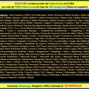 Video Cursos Actualizados todos en lenguaje español por KIDICUBA 50543114 - Img 51326309