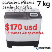 Lavadora semiautomática Milexus 7kg con 6 meses de garantía (factura y mensajería) 53220916 - Img 54223488