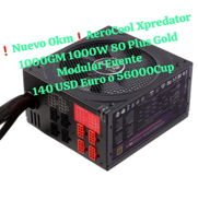 Se agotan AeroCool Xpredator 1000GM 1000W 80 Plus Gold Modular Fuente 140 USD Euro - Img 46136699