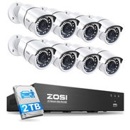 Sistema de cámaras zosi de 8 cámaras Poe 4k con 2tb de almacenamiento 620 usd. - Img 58277037