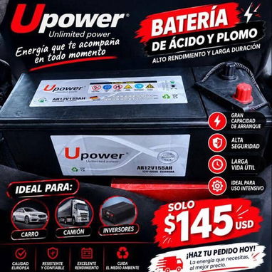 Actualización Baterías Disponible Nuevas en caja 0km - 9/10