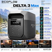 EF ECOFLOW Estación de energía portátil DELTA 3 Max, batería LiFePO4 de 2048Wh - Img 57331655