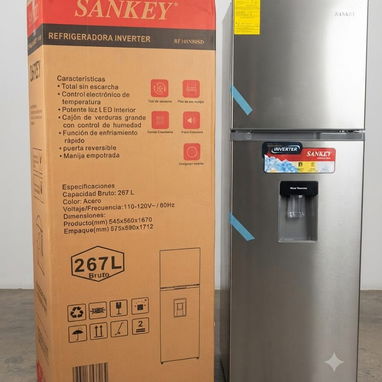 Refrigerador Sankey 9.5 pies con dispensador, Inverter - Img 126797418