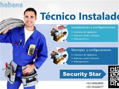 🎦🌟Star seguridad🎦🌟 Garantize la  seguridad de su hogar.o negocio Montaje e instalación de cámaras,video porteros,ala - Img 63962205