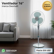 Ventilador pedestal 16" con 6 meses de garantía. Propiedad, Factura y Slip de compra - Img 52055496