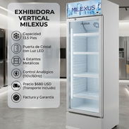 Exhibidora Vertical Milexus 13.5 Pies $680 | Envío Gratis | Garantía, Factura y Control Analógico - Img 57860216