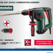 Se vende taladro percutor shipijama metabo. De uso. 220 volt. 800 watts. 100 usd - Img 58354441
