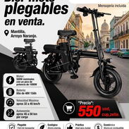 Bicicleta eléctrica plegable- Envío incluido - Img 55786549