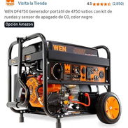 ⚡GENERADOR WEN 4750W ✅ DUALFUEL  🧾 Garantía que es nueva en su caja, se comprueba su funcionamiento  🚛 Transporte incl - Img 55675860