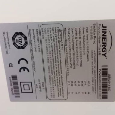 Panel Solar Monocristalino 550 w - 2/3