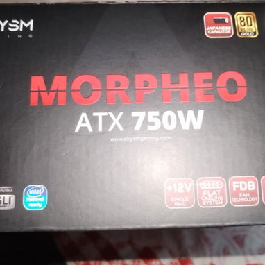 FUENTE SEMI MODULAR DE 750 WATTS 62 A MARCA ABYSM NUEVA EN SU CAJA - Img 110308313