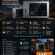 💡1176WH 💡 ESTACIÓN PORTATIL DE ENERGIA MARSRIVA 2000/1000W FIFEPO4. MENSAJERIA CON FACTURA Y GARANTÍA. 📲 54833699 - Img 55694591