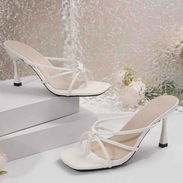 👠👠Tacones blancos con tiras - Img 54153207