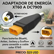 Adaptador Energía XT60 -> DC 7909 (8mm) - NUEVOS - Img 54735038