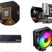 SELLADO 📢 KIT Gamer > AMD Ryzen 5 9600X + Gigabyte B650M Gaming Plus + G.Skill Flare X5 16GB 6000mt + Cooler Master - Img 55522761