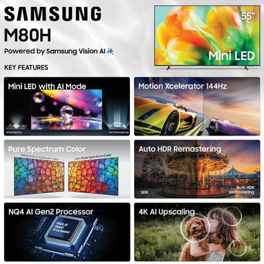 📺TV Samsung 55" Serie M80H (Nuevos en Caja)🎁 - 3/10