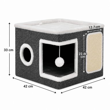 Casa para Gatos con Rascador / Dos modelos - 8/9